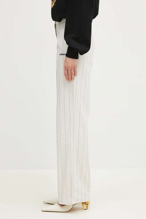 adidas Originals trousers PINSTRIPE PANTS JJ3483 beige SS25