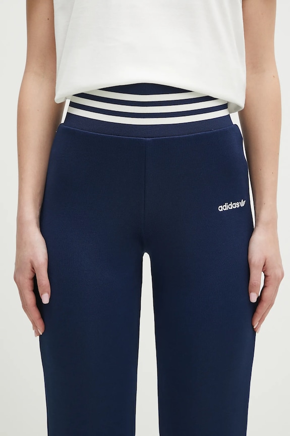 adidas Originals joggers FLARED PANTS navy JC7688