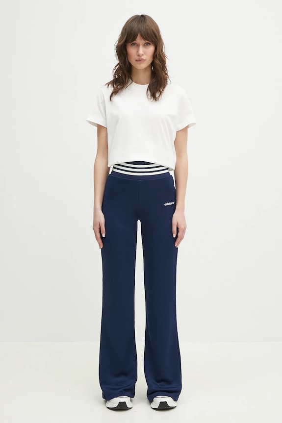 adidas Originals joggers FLARED PANTS JC7688 navy