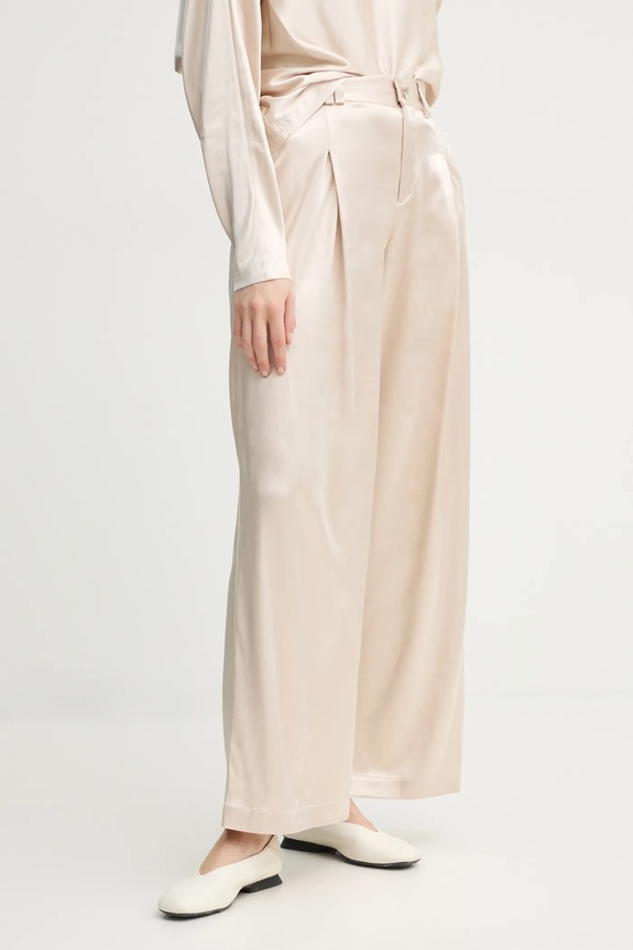 AERON pantaloni WELLEN drept bej PA249558