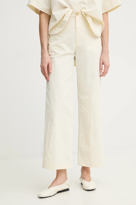 AERON pantaloni BLADE alta beige PA314537