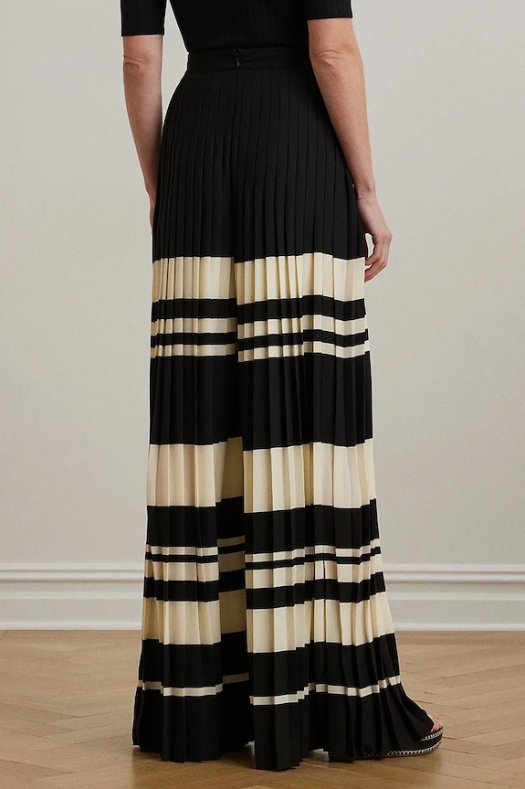 Hlače Lauren Ralph Lauren 200970173 crna SS25