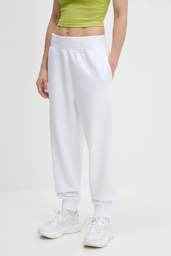 Calvin Klein Performance spodnie dresowe dzianina biały LVGWS5P608
