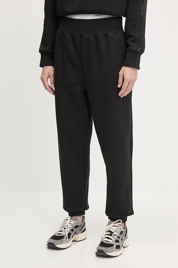 Calvin Klein Performance pantaloni tuta maglia nero LVGWS5P608