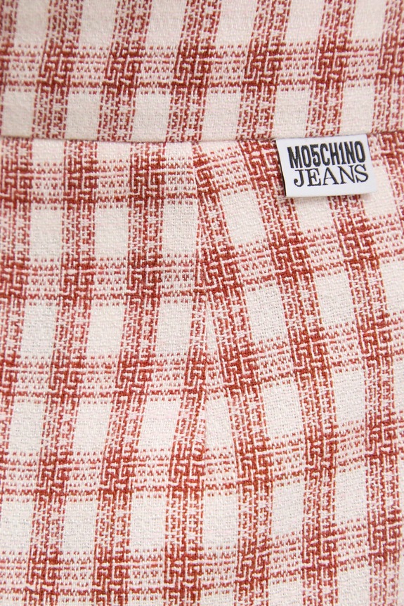 Moschino Jeans pantaloni in lino misto 0307.3226 beige