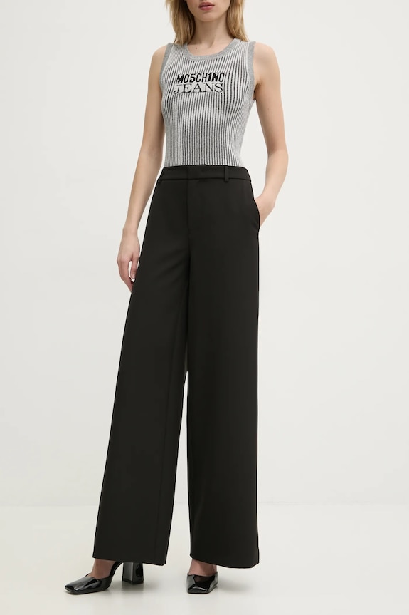 Moschino Jeans pantaloni alta nero 0339.3225