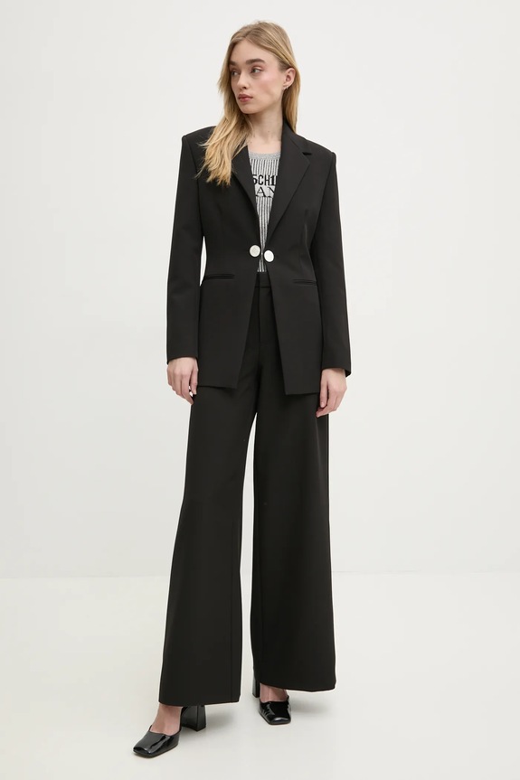 Moschino Jeans pantaloni 0339.3225 nero SS25