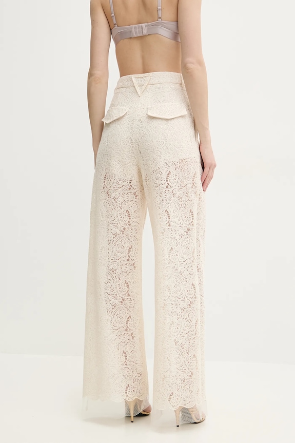 Ρούχα Παντελόνι Simona Corsellini P25CPPA013 μπεζ