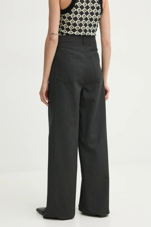 Odjeća Vunene hlače Nanushka KORINA NW25RSPA15394 siva