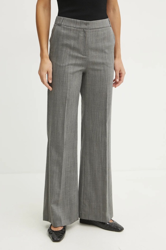 MAX&Co. pantaloni de lână lana gri 2516131032200