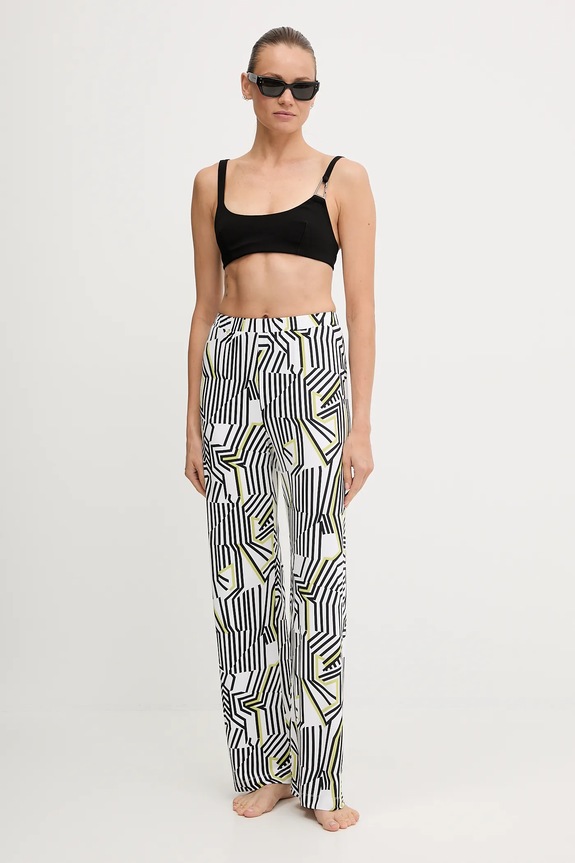 Max Mara Beachwear spodnie plażowe 2516781039600 biały SS25