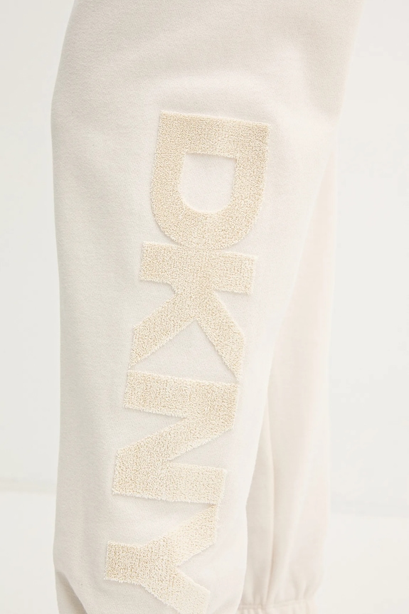 Παντελόνι φόρμας Dkny μπεζ DP5P3585