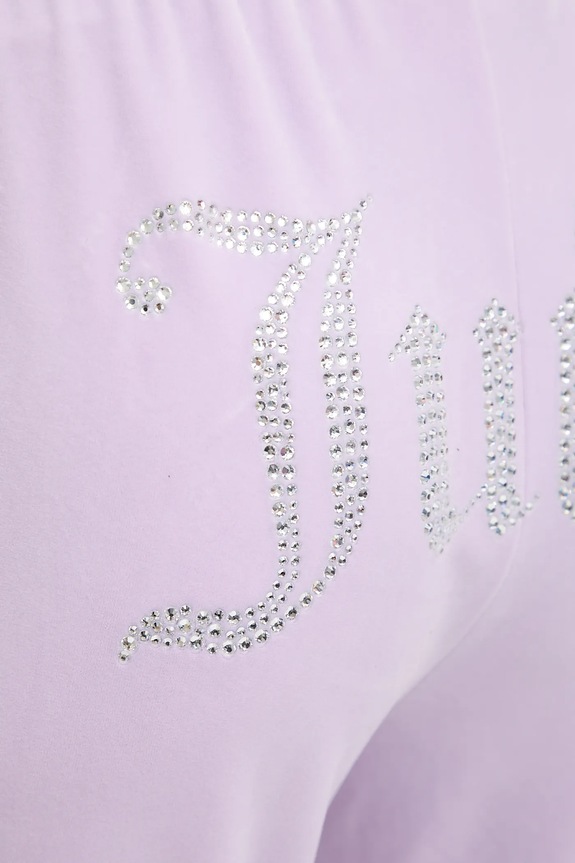 Παντελόνι φόρμας Juicy Couture μωβ JCAPW045