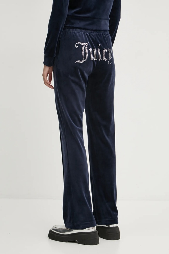 Odzież Juicy Couture spodnie dresowe JCAPW045 granatowy