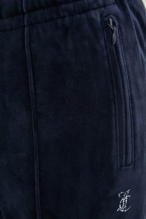 Juicy Couture spodnie dresowe JCAPW045 granatowy