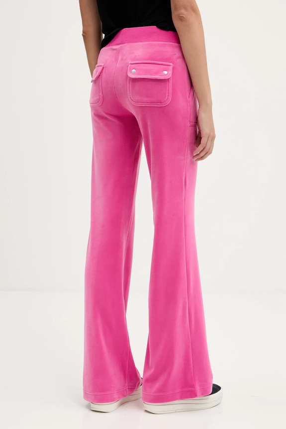 Odzież Juicy Couture spodnie dresowe damskie LAYLA POCKET LR JCSEBJ001 różowy