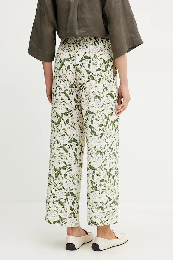 Oblečení Hedvábné kalhoty Weekend Max Mara 2515131082600 béžová