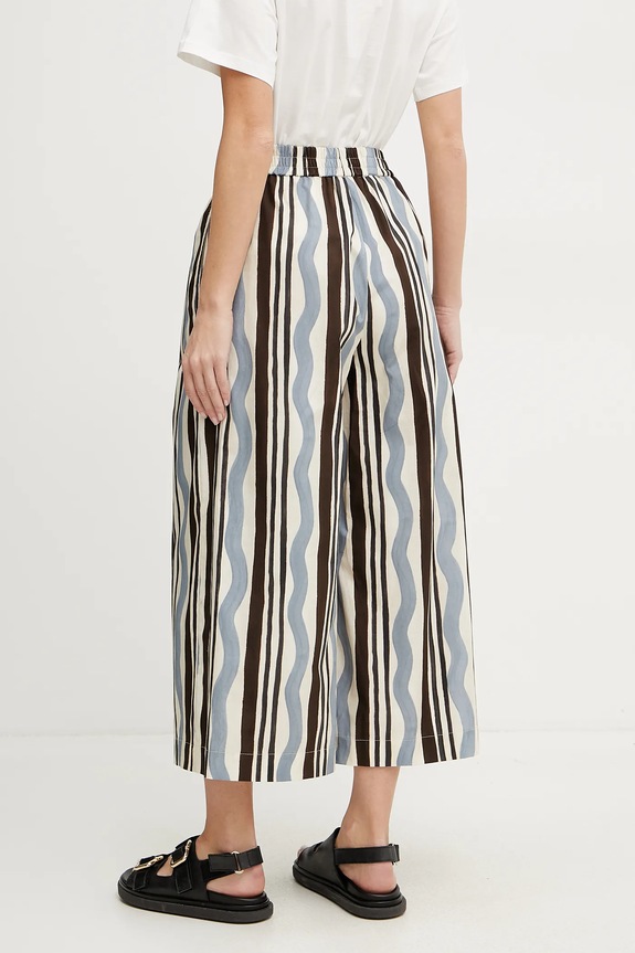 Odzież Weekend Max Mara spodnie bawełniane 2515131102600 beżowy