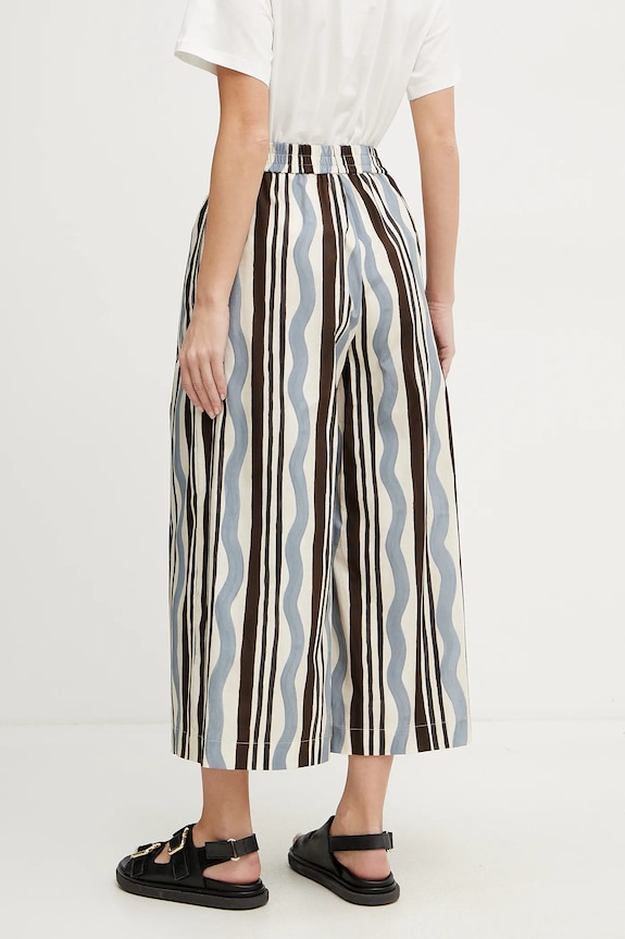 Odzież Weekend Max Mara spodnie bawełniane 2515131102600 beżowy