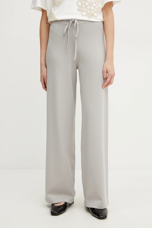 MM by Max Mara pantaloni tuta maglia grigio 2516331027600