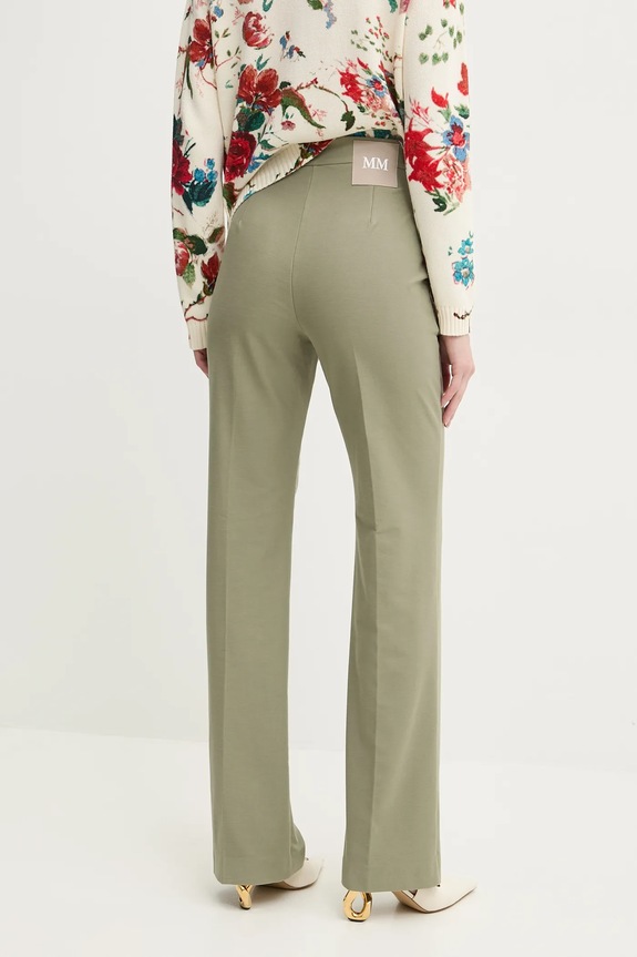 Odzież MM by Max Mara spodnie 2516781028600 zielony