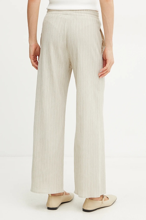 Ruházat Max Mara Leisure nadrág 2516781038600 bézs