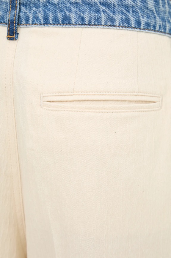 Hlače Moschino Jeans bež 0346.3717