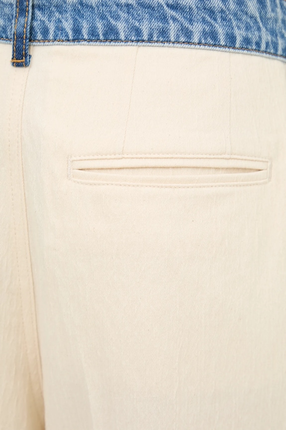 Hlače Moschino Jeans bež 0346.3717