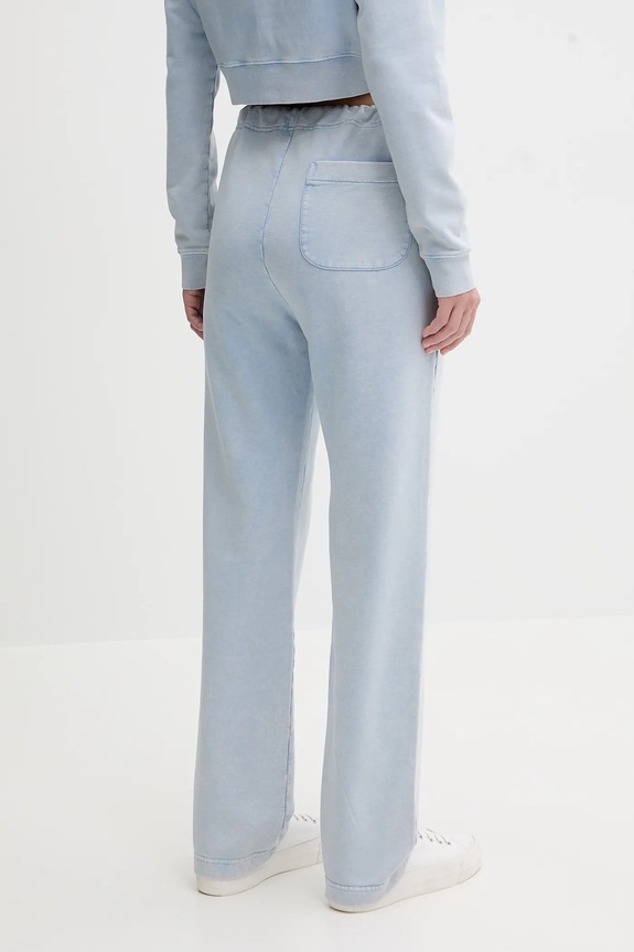 Odzież Moschino Jeans spodnie dresowe bawełniane 0305.3730 niebieski