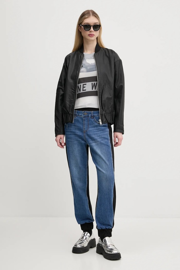 Spodnji del trenirke Desigual PEETERS 25SWDD73 modra SS25