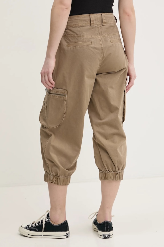 Îmbrăcăminte Desigual pantaloni de bumbac LOIRA 25SWPW26 bej