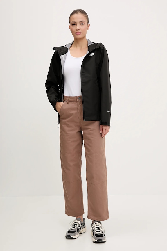 Pamučne hlače The North Face Cedar Canvas Work NF0A8B9D6IH1 smeđa SS25