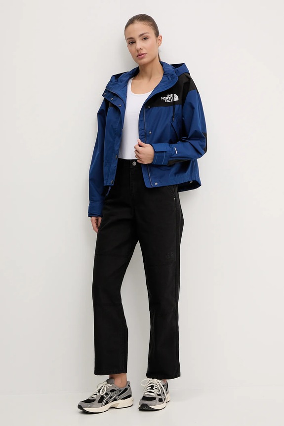 The North Face pantaloni in cotone Cedar Canvas Work NF0A8B9DJK31 nero SS25