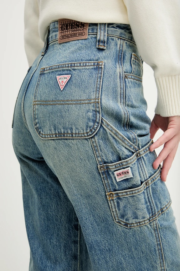 Τζιν παντελόνι Guess Originals μπλε M4RG43.D4XY0