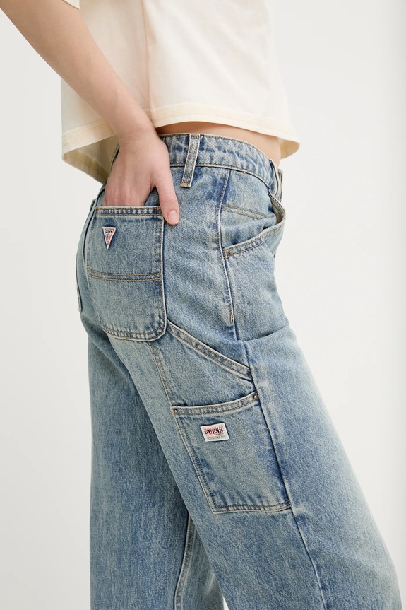 Τζιν παντελόνι Guess Originals W4GG10.D4XY0 μπλε