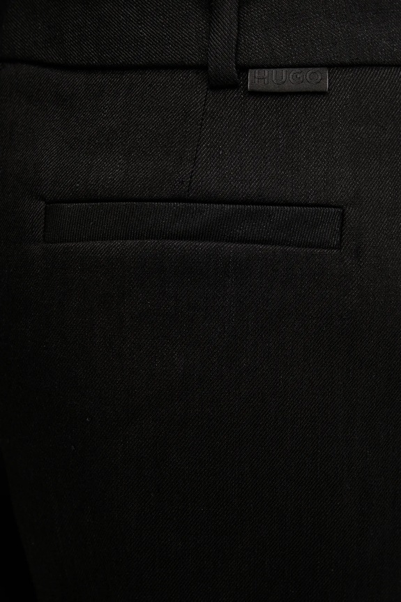 HUGO pantaloni din in negru 50537619