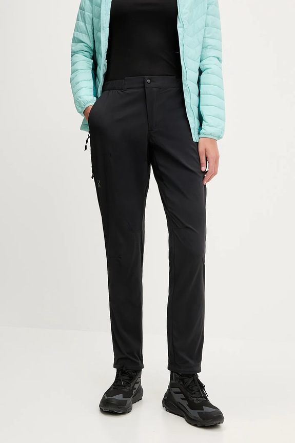 Hlače Haglöfs L.I.M Fuse II bez uzorka crna 607641