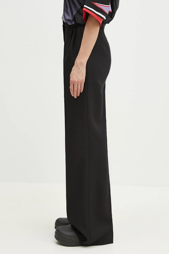 Hlače Coperni Wide Leg Tailored COPP90F3004 crna SS25