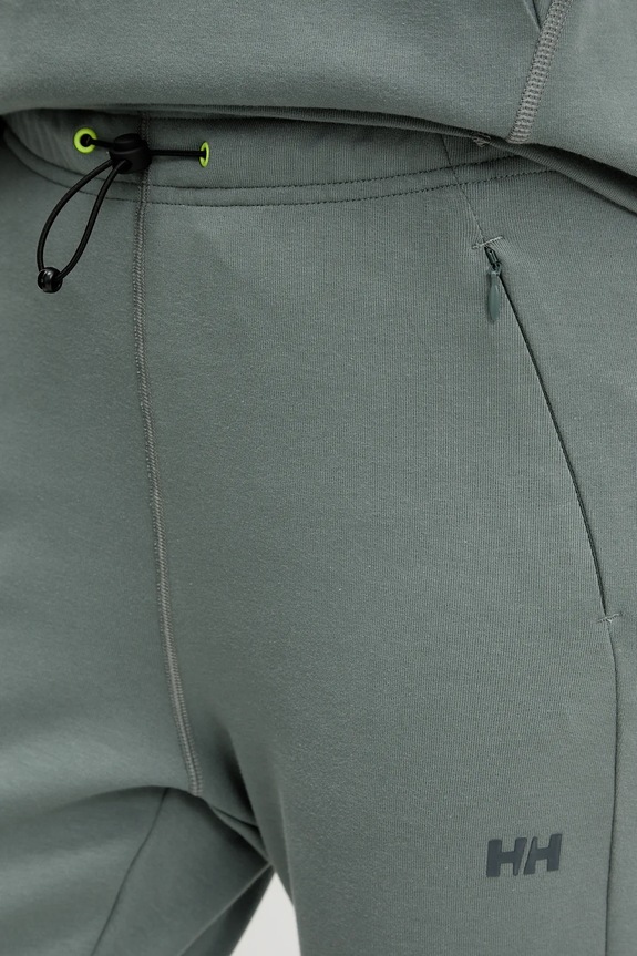 Helly Hansen pantaloni de trening HP TECH verde 34492
