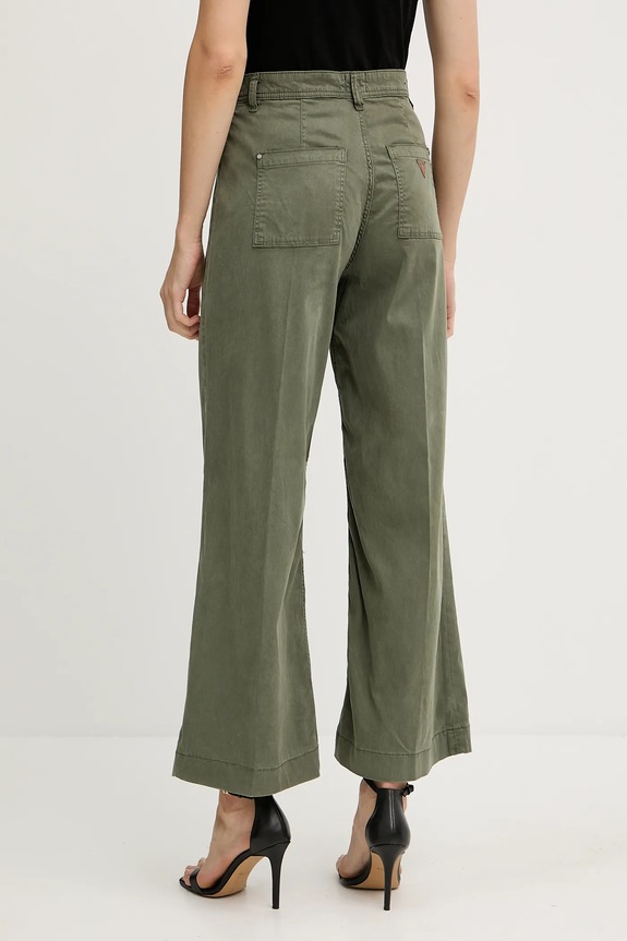 Îmbrăcăminte Guess pantaloni DAKOTA W5GA1Y.WH7B1 verde