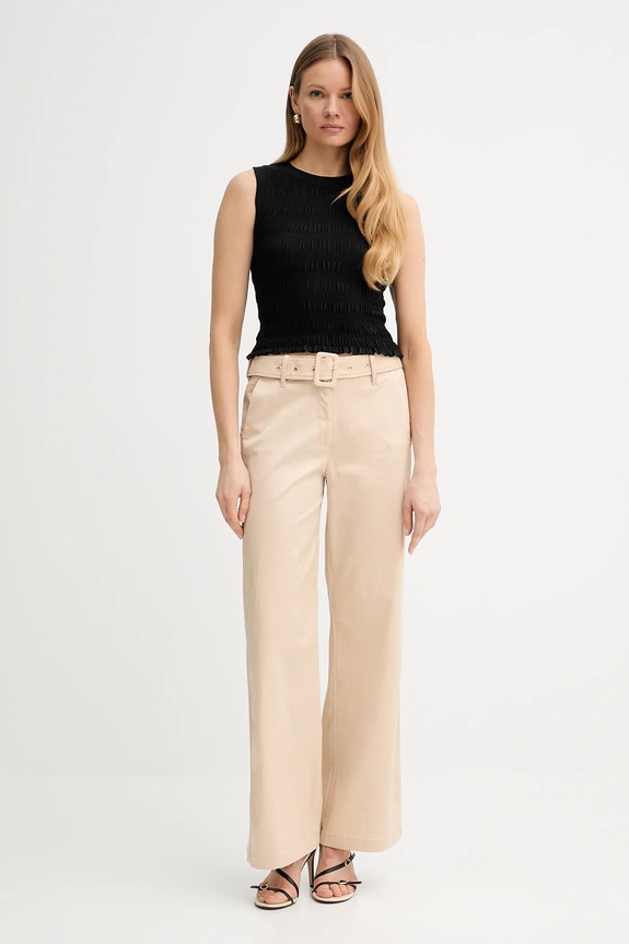 Guess pantaloni AURORA W5GB13.WH5M2 bej SS25