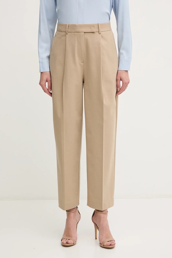 Tommy Hilfiger pantaloni drept bej WW0WW44793