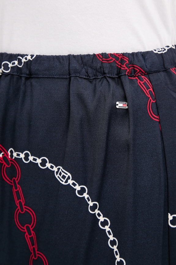 Nohavice Tommy Hilfiger tmavomodrá WW0WW44542
