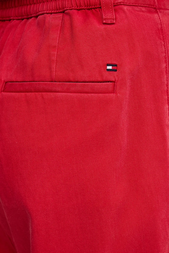 Tommy Hilfiger spodnie czerwony WW0WW45589