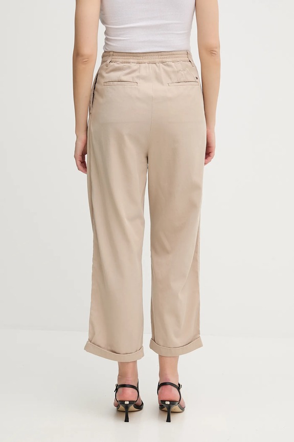 Odjeća Hlače Tommy Hilfiger WW0WW45589 bež