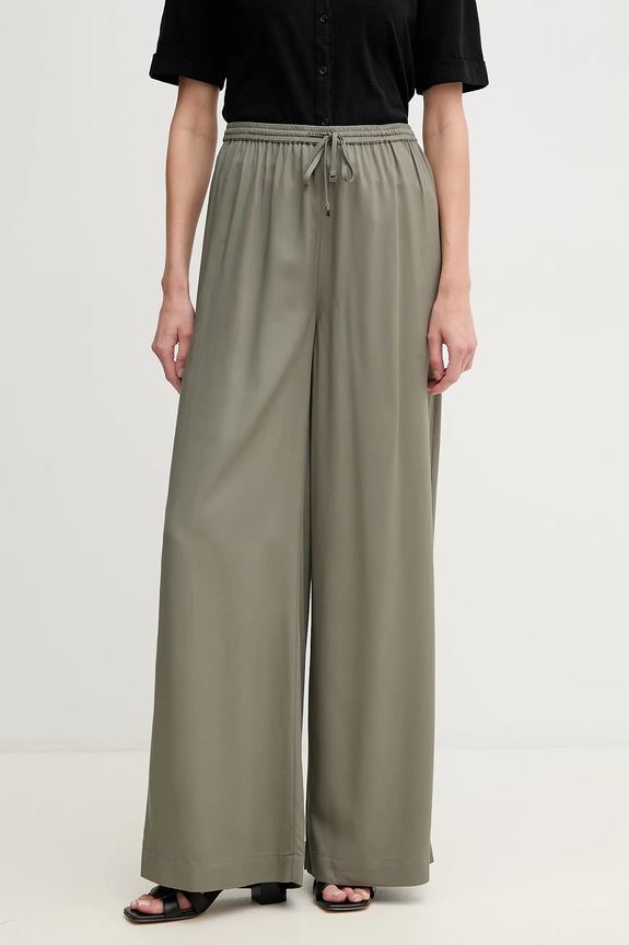 Nohavice Calvin Klein látka zelená KW0KW02823