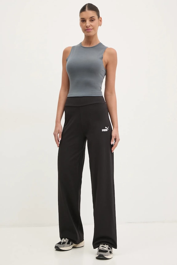 Puma spodnie dresowe Essential Logo 682428 czarny SS26