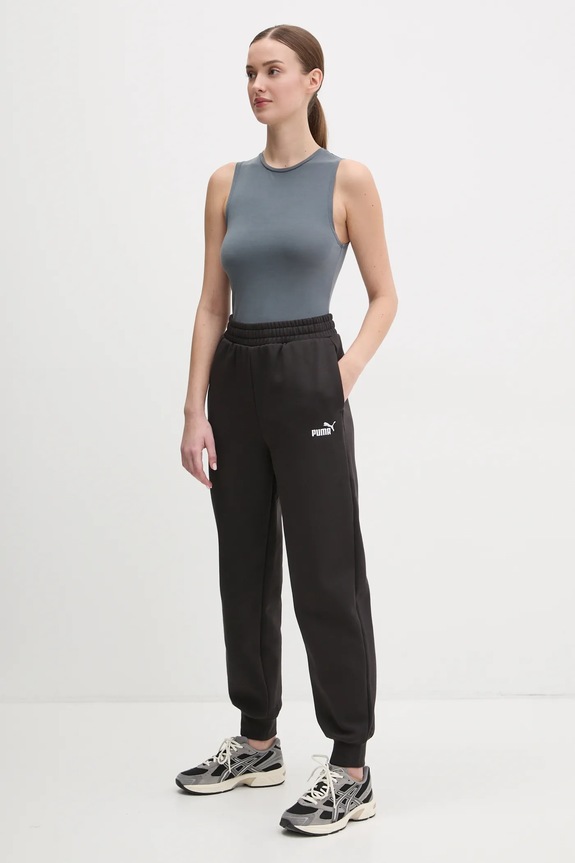 Puma pantaloni de trening 682456 negru AW25