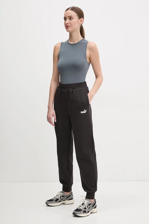 Puma pantaloni de trening 682456 negru AW25