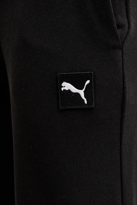 Puma pantaloni della tuta di cotone nero 685019